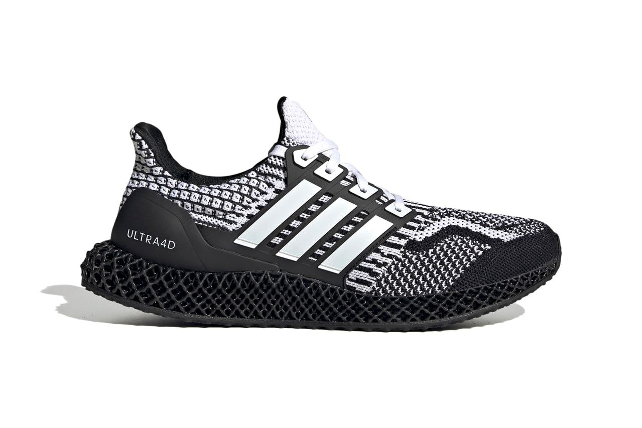adidas Ultra4D "Core Black/Solar Red" G58159 "Core Black/Cloud White/Carbon" G58158 Release Information First Look Drop Date Cop Three Stripes Future Four Dimension Light Oxygen Resin Technology Footwear Shoe Sneaker Trainer UltraBOOST OG