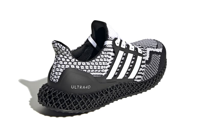 adidas Ultra4D "Core Black/Solar Red" G58159 "Core Black/Cloud White/Carbon" G58158 Release Information First Look Drop Date Cop Three Stripes Future Four Dimension Light Oxygen Resin Technology Footwear Shoe Sneaker Trainer UltraBOOST OG