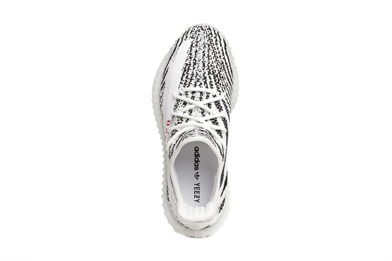 adidas yeezy boost 350 v2 zebra black white red december 2020 restock official release raffle date info photos price store list buying guide
