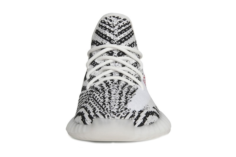 adidas yeezy boost 350 v2 zebra black white red december 2020 restock official release raffle date info photos price store list buying guide