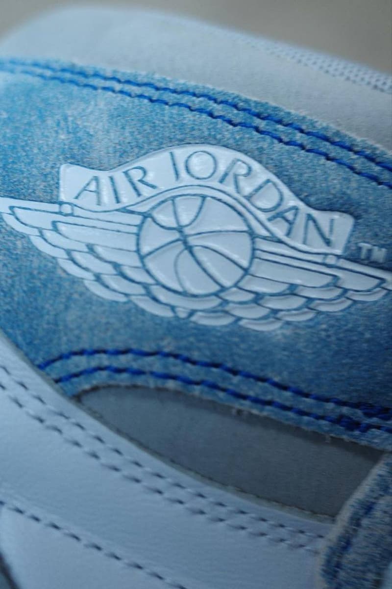 Take a Closer Look at Air Jordan 1 Retro High OG “Hyper Royal” footwear sneakers release light smokey grey blue white kicks footwear 