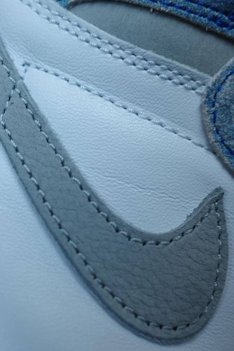 Take a Closer Look at Air Jordan 1 Retro High OG “Hyper Royal” footwear sneakers release light smokey grey blue white kicks footwear