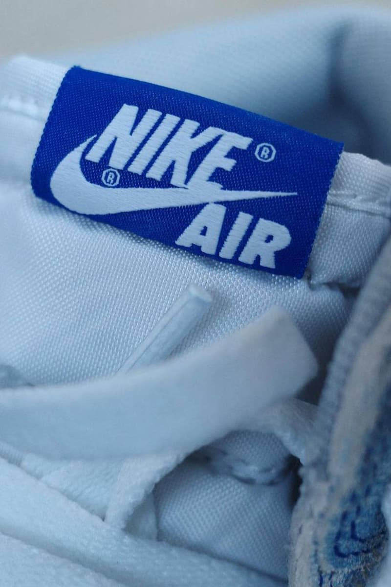 Take a Closer Look at Air Jordan 1 Retro High OG “Hyper Royal” footwear sneakers release light smokey grey blue white kicks footwear
