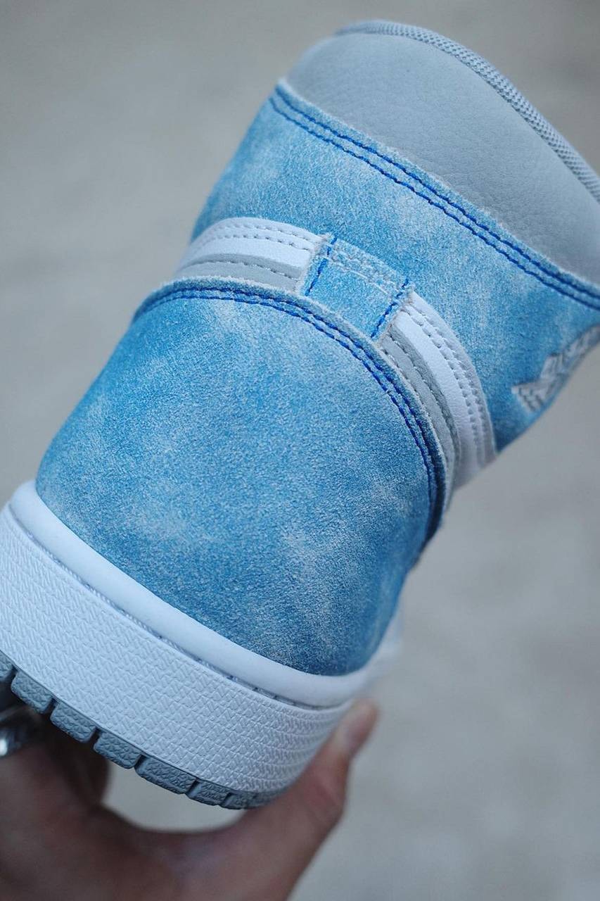 Take a Closer Look at Air Jordan 1 Retro High OG “Hyper Royal” footwear sneakers release light smokey grey blue white kicks footwear 