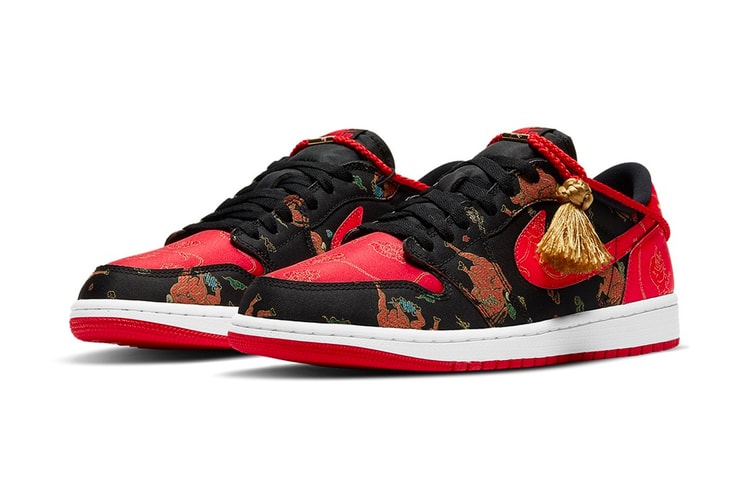 Lotus Root Tassels and Ox Graphics Accessorize This Air Jordan 1 Low OG "Chinese New Year"