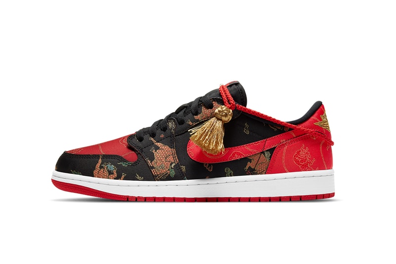 air jordan 1 low og chinese new year DD2233 001 year of the ox black red metallic gold white release info date photos pricing buying guide