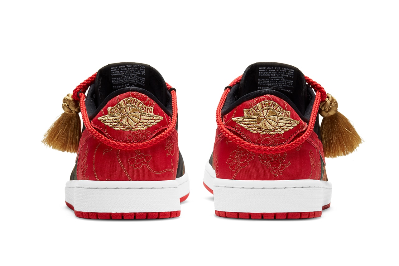 air jordan 1 low og chinese new year DD2233 001 year of the ox black red metallic gold white release info date photos pricing buying guide