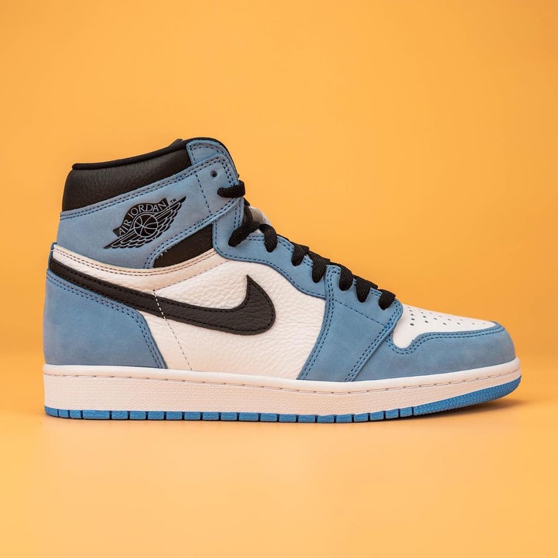 air jordan brand 1 university blue unc powder white black 555088 134 official release date info photos price store list buying guide