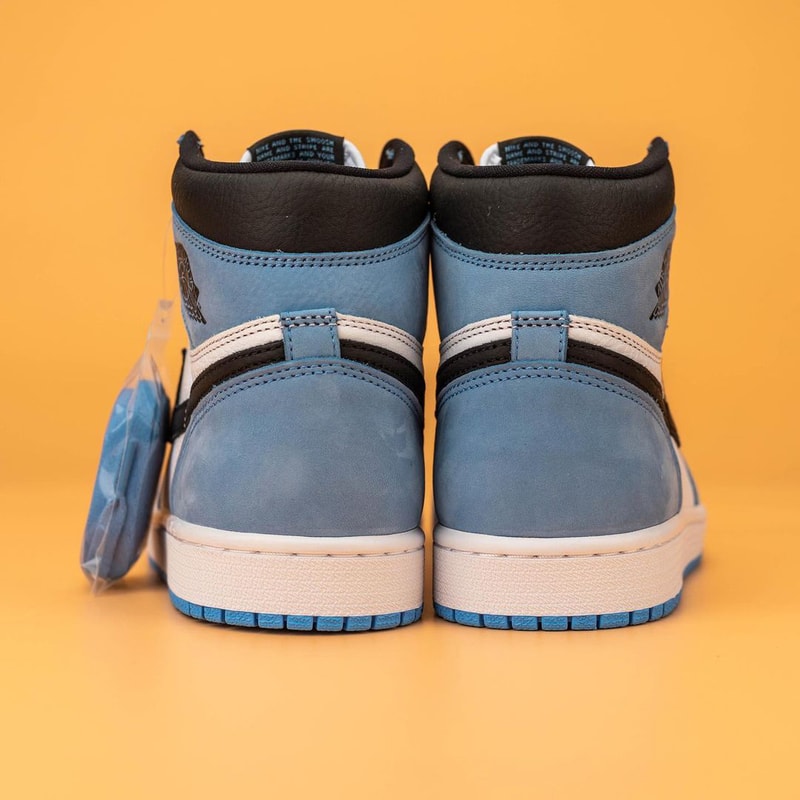 air jordan brand 1 university blue unc powder white black 555088 134 official release date info photos price store list buying guide