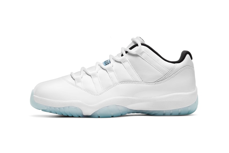 air michael jordan brand 11 low legend blue 1996 nba all star game white black av2187 117 official release date info photos price store list buying guide