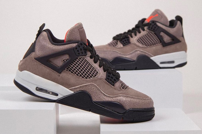air jordan 4 taupe haze first look photos release info date jordan brand taupe oil grey white infrared 