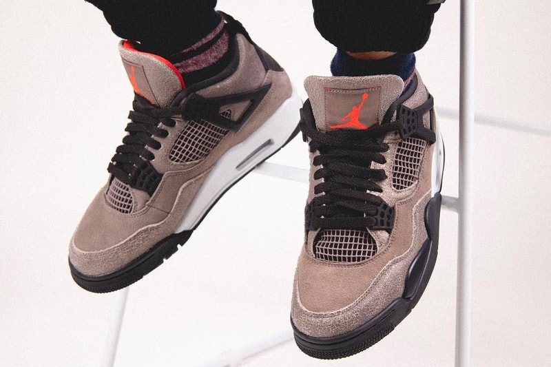 air jordan 4 taupe haze first look photos release info date jordan brand taupe oil grey white infrared 