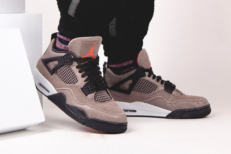 air jordan 4 taupe haze first look photos release info date jordan brand taupe oil grey white infrared 