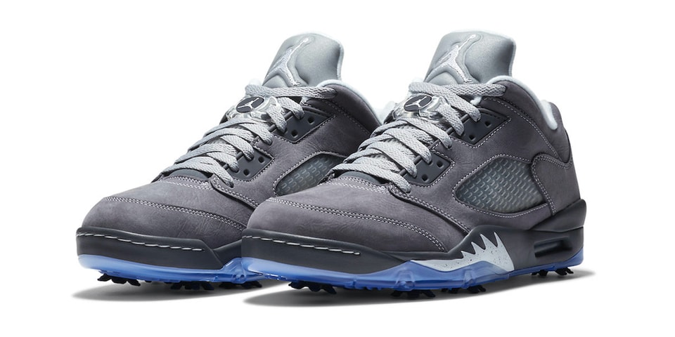 grey air jordan 5