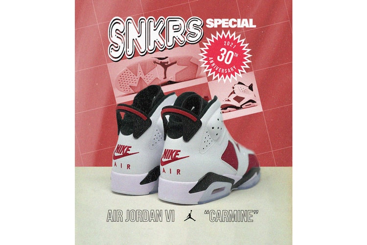 The Air Jordan 6 "Carmine" Is Returning in 2021