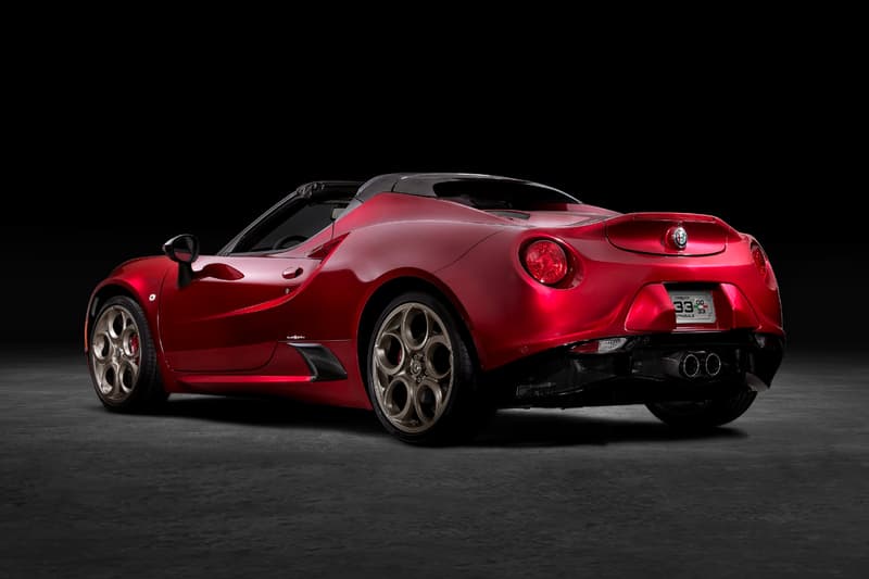 alfa romeo 4c spider 33 stradale tributo 1967 special edition final 