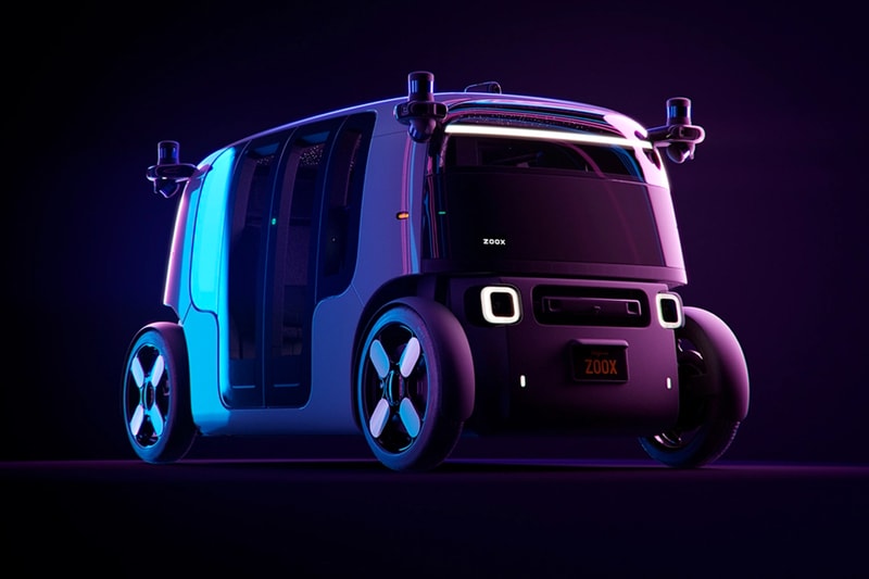 Amazon Zoox New Self Driving Robo Taxi cars vehicles electric 75 miles per hour 133 kWh battery eco friendly environmental 16 hours