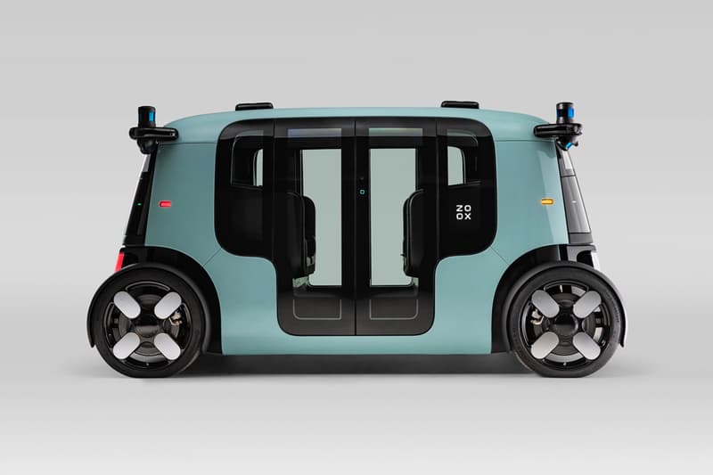 Amazon Zoox New Self Driving Robo Taxi cars vehicles electric 75 miles per hour 133 kWh battery eco friendly environmental 16 hours