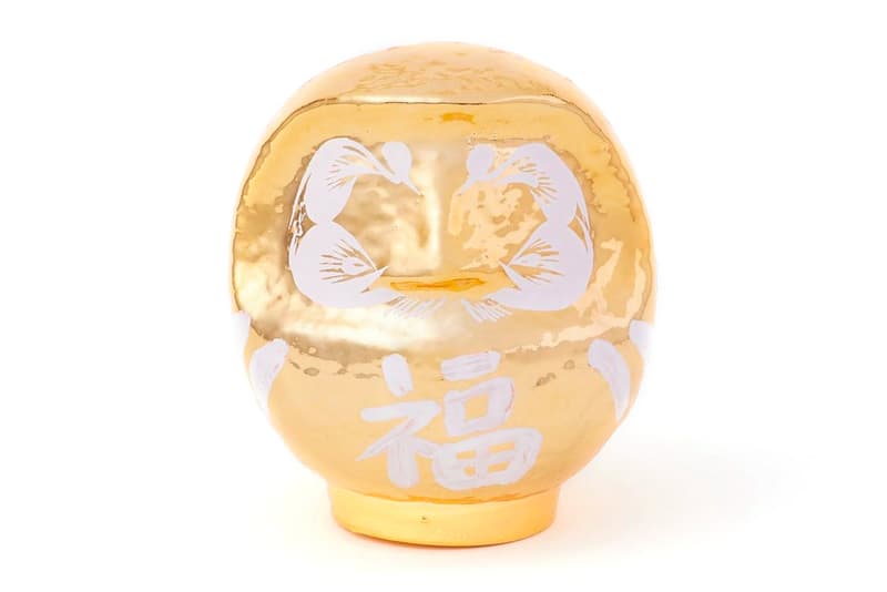 AMBUSH 2021 Daruma fuku good luck fortune talisman ornament object design Gunma Japan Takasaki City traditional gold silver white