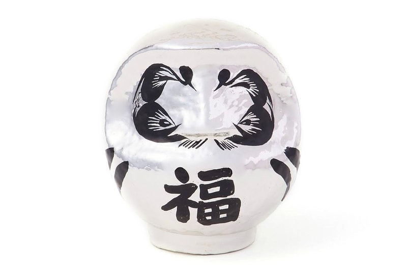 AMBUSH 2021 Daruma fuku good luck fortune talisman ornament object design Gunma Japan Takasaki City traditional gold silver white
