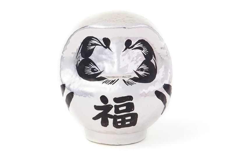 AMBUSH 2021 Daruma fuku good luck fortune talisman ornament object design Gunma Japan Takasaki City traditional gold silver white