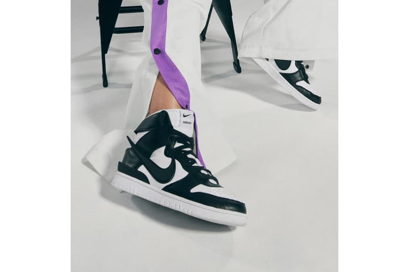 ambush nike sportswear basketball collection dunk high car motorcycle yoon ahn brooklyn nets los angeles lakers official release date info photos price store list buying guide