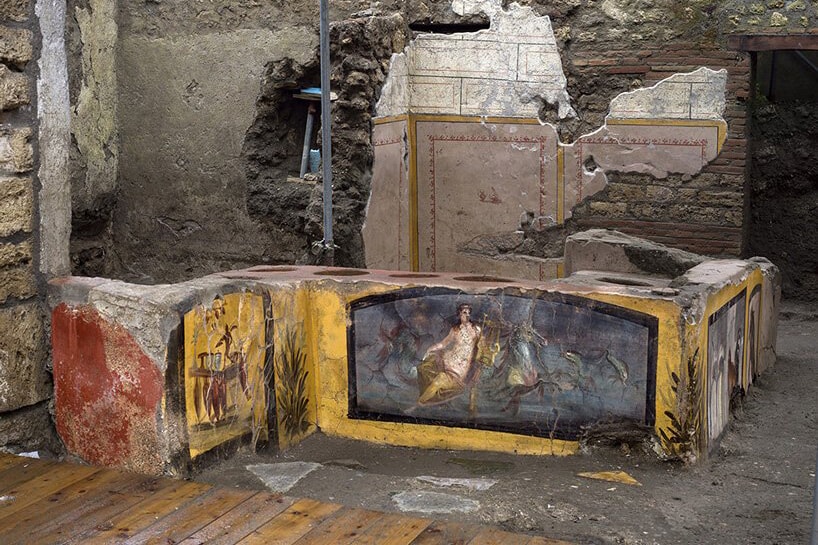pompeii fast food snack bar archaeology