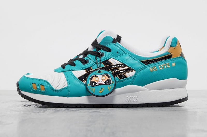ASICS GEL-LYTE III "Baltic Jewel" Channels Buddhist Energy With Daruma Doll Inspiration