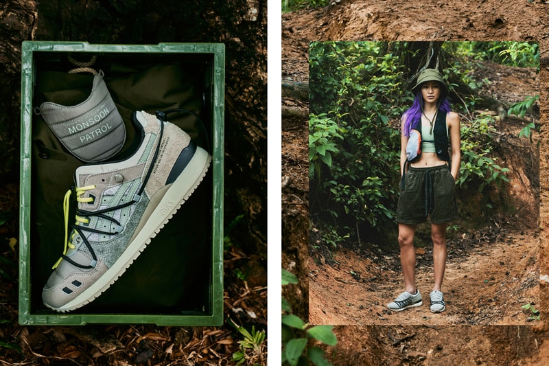 asics limited edt sbtg gel lyte 3 monsoon patrol iii lichen grey release info date photos pricing buying guide