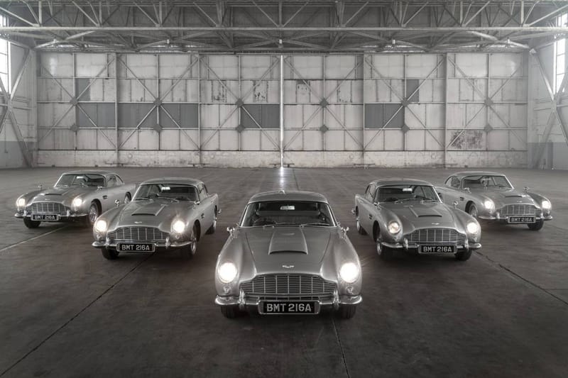 Aston Martin Completes Re-Makes of the DB5 Goldfinger From the James Bond Films