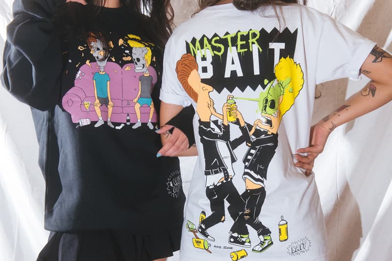 BAIT Beavis and Butt-Head Matt Gondek Capsule Apparel Pop-Art MTV Lookbooks 