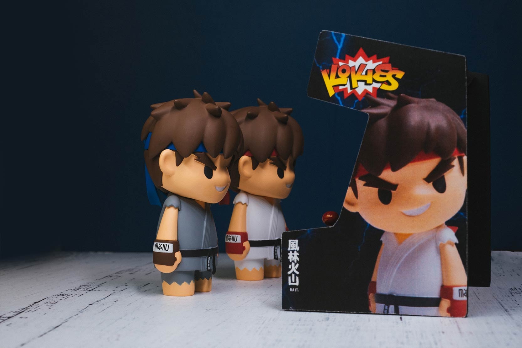 BAIT Returns With KOKIES for a New 'Street Fighter' Ryu Capsule toys figures BAIT Street Fighter Akuma Capcom video games 