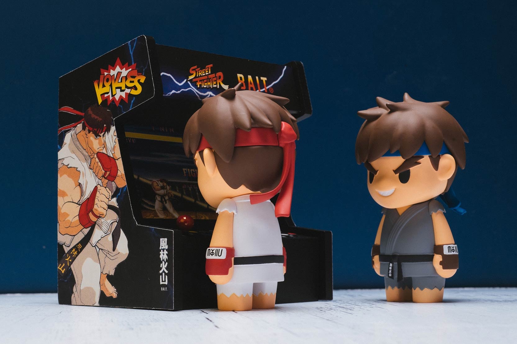 BAIT Returns With KOKIES for a New 'Street Fighter' Ryu Capsule toys figures BAIT Street Fighter Akuma Capcom video games 