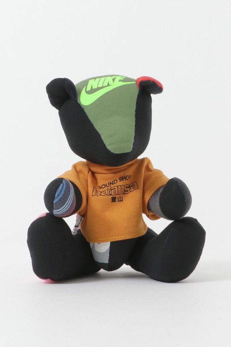 Balansa x Second Lab Launches Remade Teddy Bear with Nike Vintage Items lifestyle store imprint soundshop Tshirt collaboration