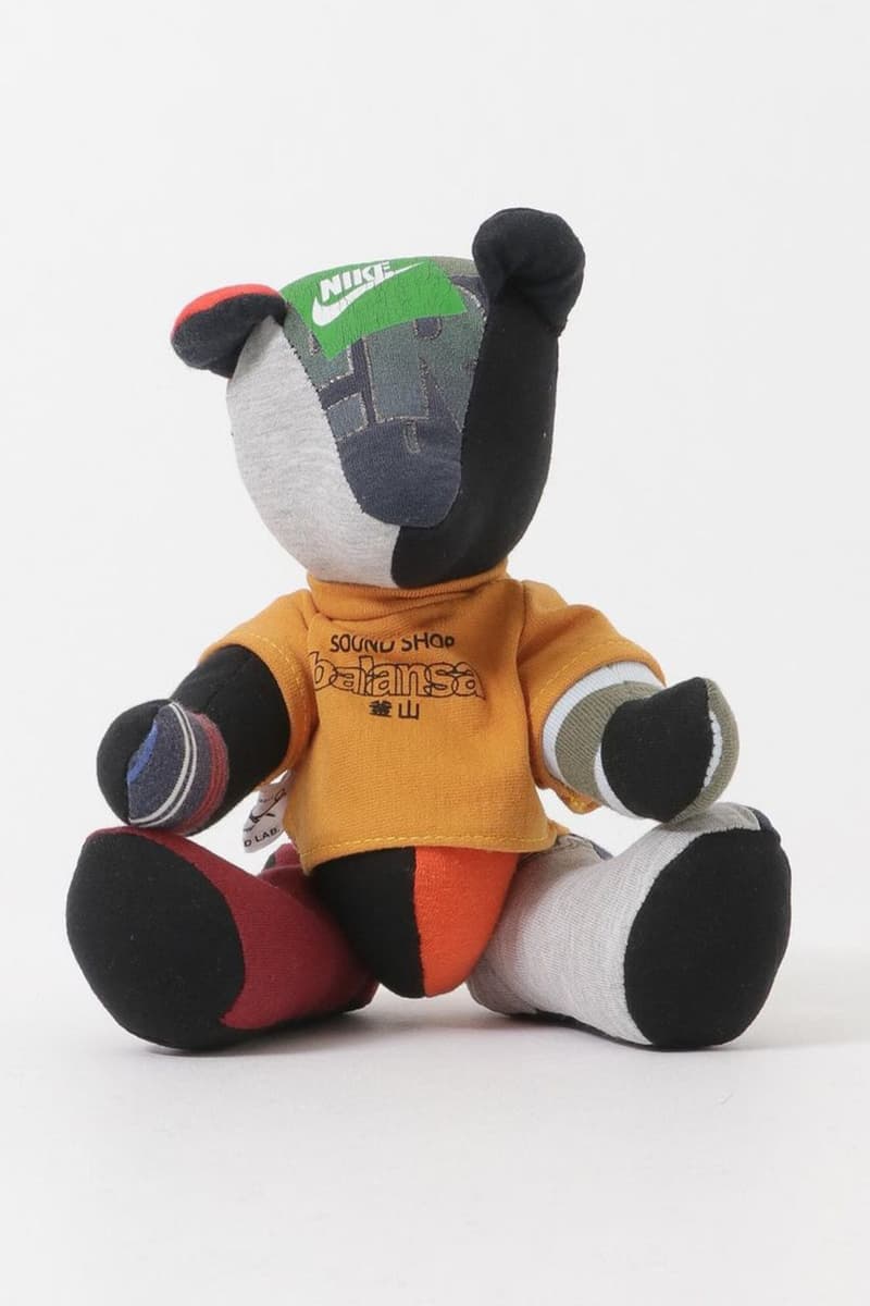 Balansa x Second Lab Launches Remade Teddy Bear with Nike Vintage Items lifestyle store imprint soundshop Tshirt collaboration