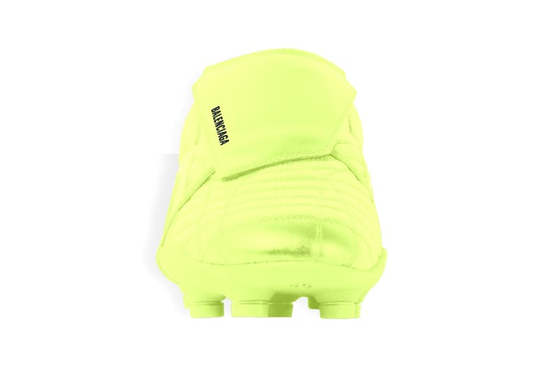 Balenciaga "Soccer" Sneaker "Fluo Yellow" Neon Football Fall Winter 2020 FW20 Demna Gvasalia Polyurethane BB Logo Shoe Sneaker Trainer Release Information Drop Date Closer First Look Runway