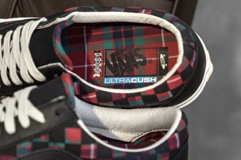 vans sk8 hi plaid