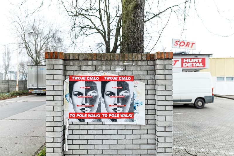 barbara kruger pro choice posters poland