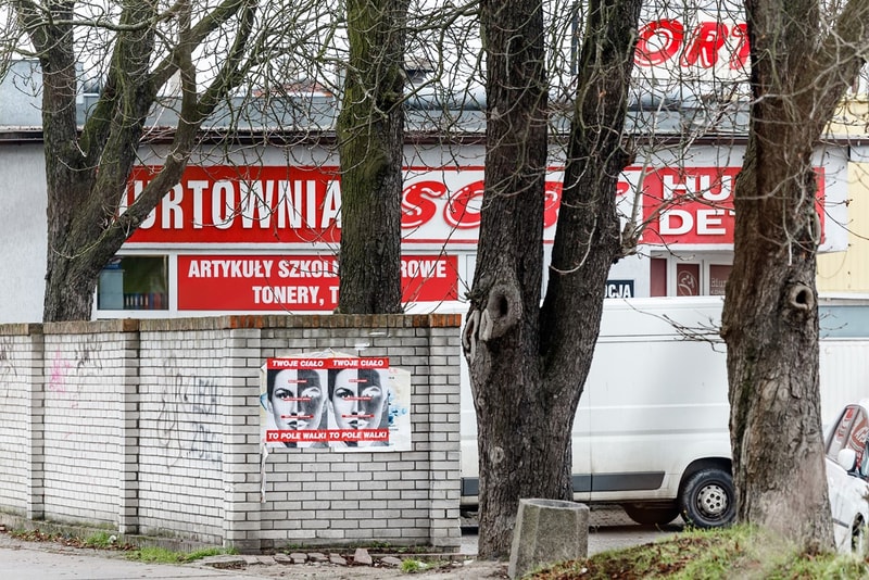 barbara kruger pro choice posters poland