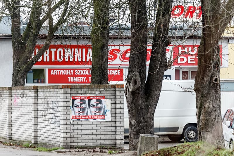 barbara kruger pro choice posters poland
