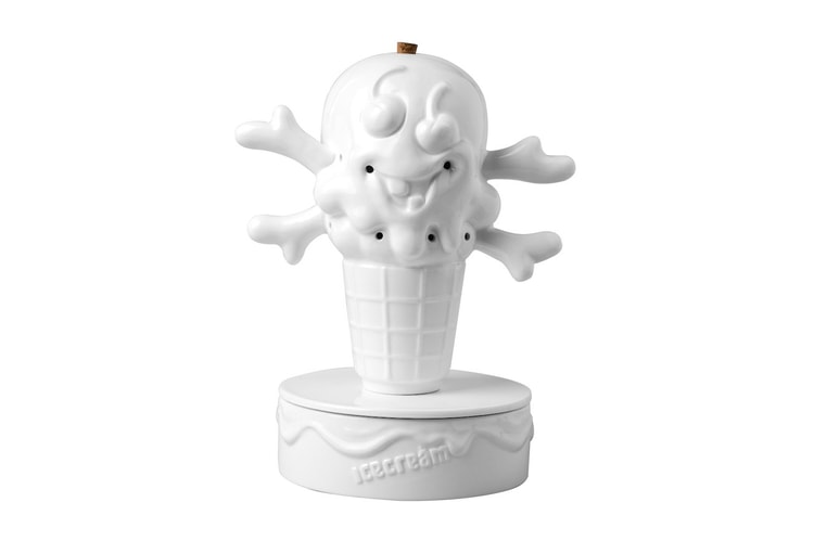 BBC ICECREAM and YEENJOY STUDIO's "Cones & Bones" Incense Chamber Appears in White