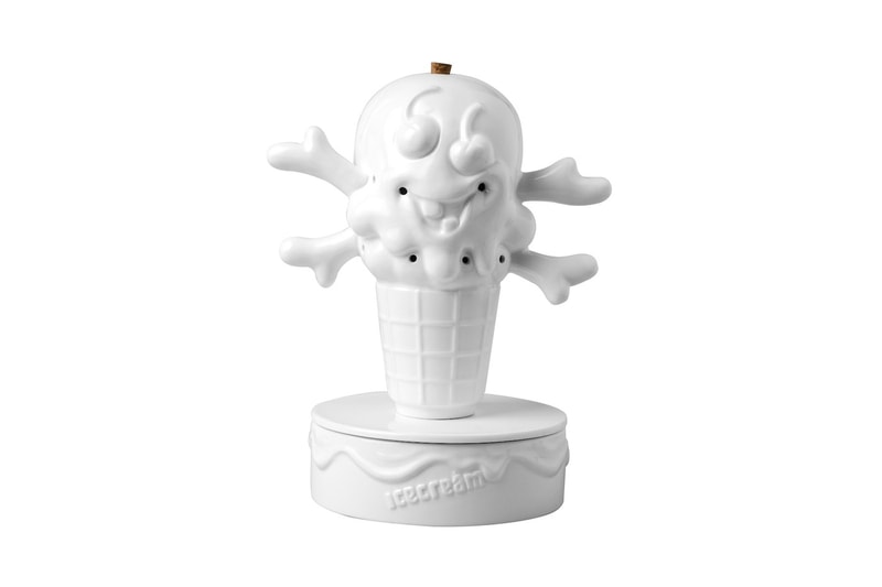 BBC ICECREAM x YEENJOY STUDIO "Cones & Bones" Incense Chamber Burner Pharrell Williams Design Art Homeware Goods Gifts Accessories 3D Porcelain White