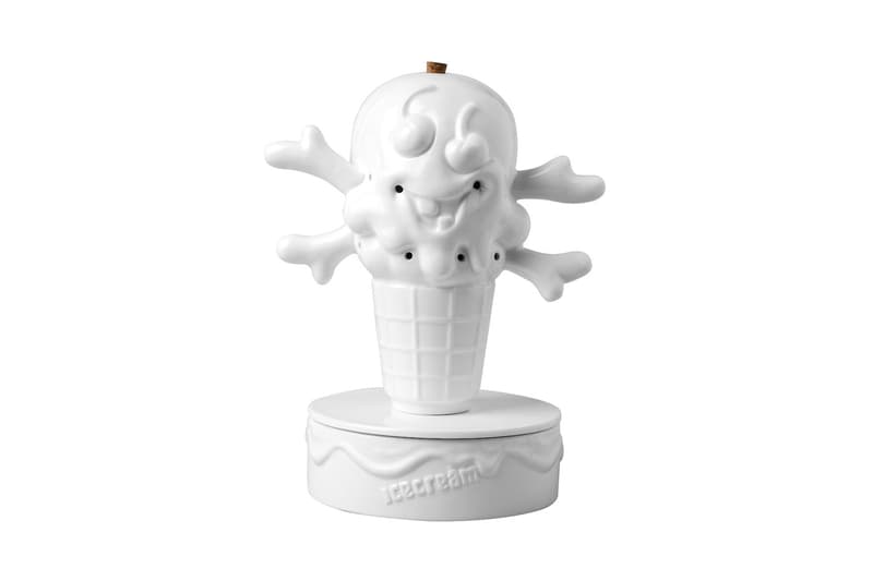 BBC ICECREAM x YEENJOY STUDIO "Cones & Bones" Incense Chamber Burner Pharrell Williams Design Art Homeware Goods Gifts Accessories 3D Porcelain White