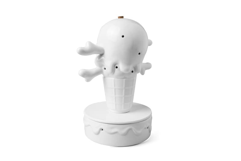 BBC ICECREAM x YEENJOY STUDIO "Cones & Bones" Incense Chamber Burner Pharrell Williams Design Art Homeware Goods Gifts Accessories 3D Porcelain White