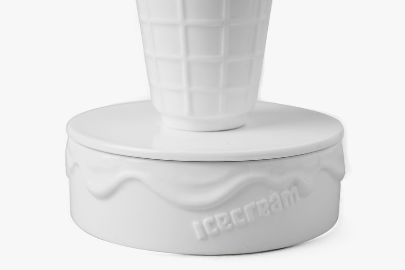BBC ICECREAM x YEENJOY STUDIO "Cones & Bones" Incense Chamber Burner Pharrell Williams Design Art Homeware Goods Gifts Accessories 3D Porcelain White