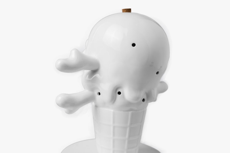 BBC ICECREAM x YEENJOY STUDIO "Cones & Bones" Incense Chamber Burner Pharrell Williams Design Art Homeware Goods Gifts Accessories 3D Porcelain White