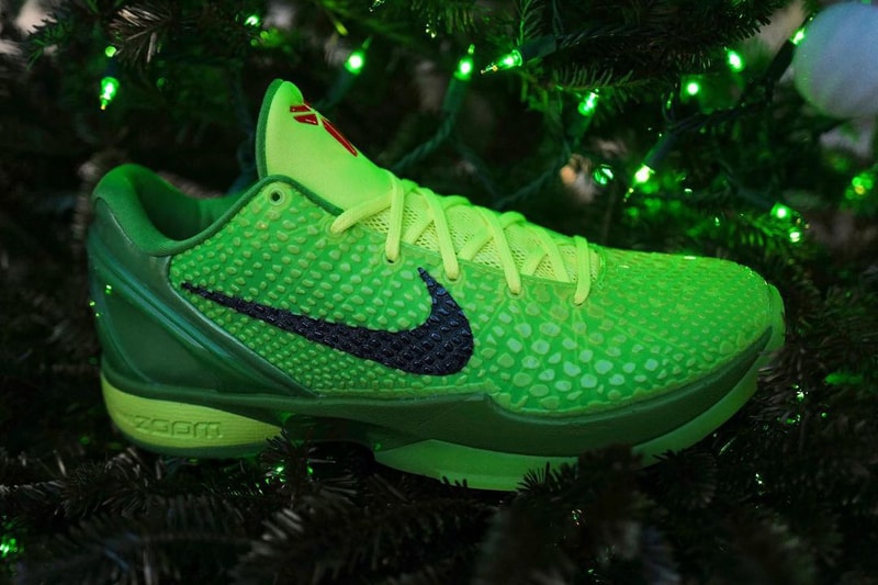 best sneaker footwear drops releases december 2020 week 4 official release date info photos price store list buying guide nike basketball kobe bryant 6 protro grinch medicom toy sb blazer low bearbrick air jordan brand 12 varsity red bodega sportswear dunk high legend adapt auto max jetstream adidas yeezy qntm frozen blue pharrell williams nmd hu green size training pt michael lau puma suede sample todd snyder new balance 997 triborough collection bsktbl