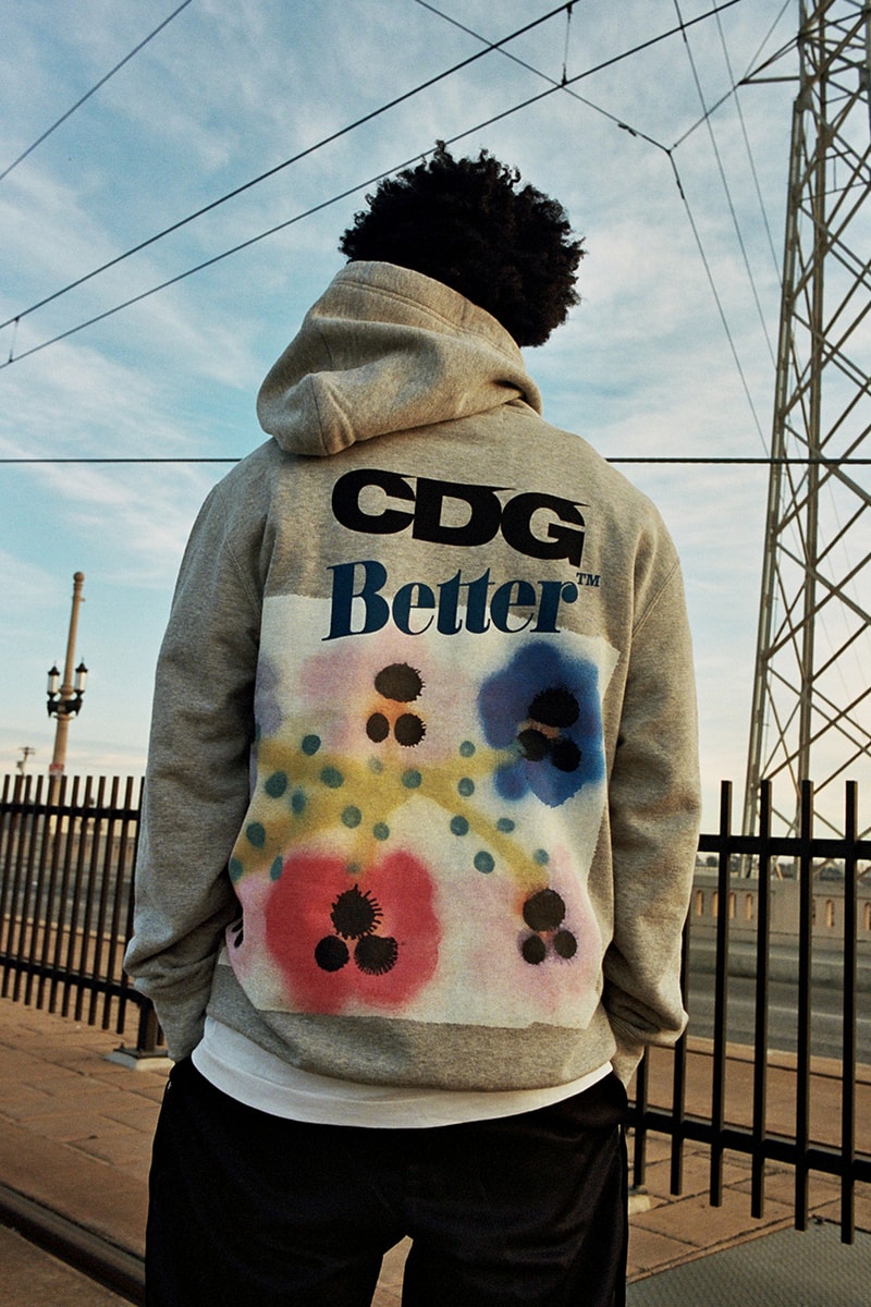 Better Gift Shop CDG Two Piece Collaboration capsule hoodie t shirt panda sex artist abstract psychedelic graffiti menswear streetwear 2020 fw20
