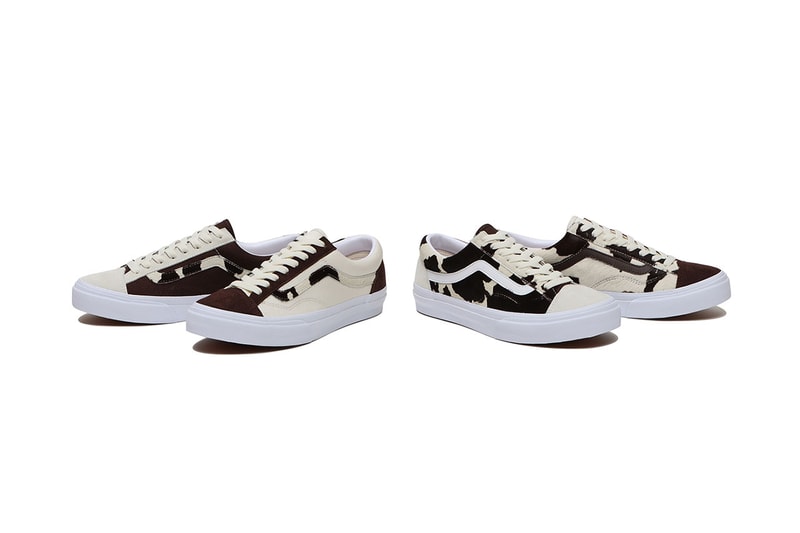 BILLYS x Vans V36OG "BROWN REMIX" Cow Sneaker collaboration tokyo ent style 36 mismatched asymmetric japan release date info buy year ox