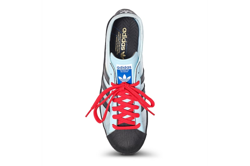 blondey mccoy adidas skateboarding originals superstar starlight blue black red interview q and a official release raffle date info photos price store list buying guide
